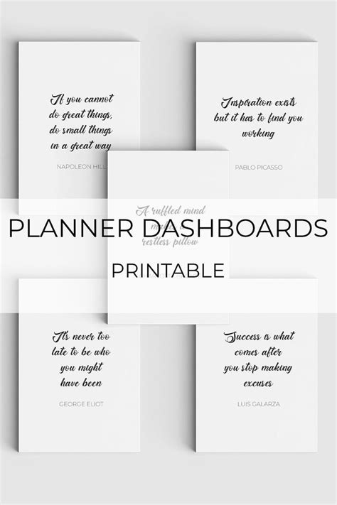 set   printable planner dashboards featuring    favourite