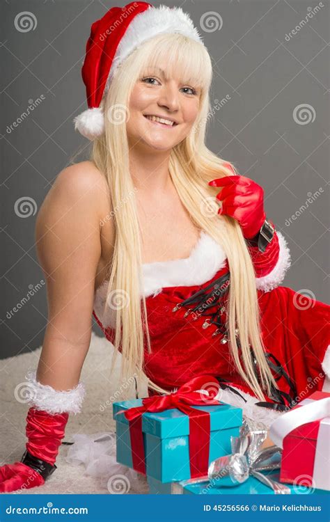 christmas stock photo image  adult woman female