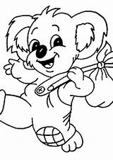 Coloring Pages Koala Baby Para Dibujos Printable Cute Koalas Colorear Kids Animal Cartoon Clipart Cliparts Drawing Pintar Color Sheet Sheets sketch template
