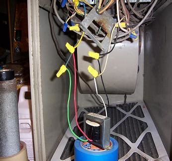wiring power transformer  furnace