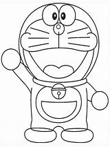 Doraemon Mewarnai Nobita Diwarnai Doraimon Kidscp Hitam Waving Fina Bros Pintar Kombinasi Arti sketch template