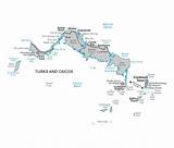 Turks Caicos Map sketch template