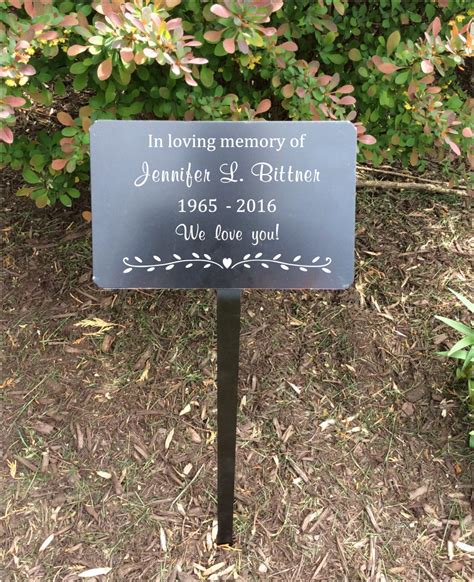 memorial plaque memorial tree marker metal plaques memorial