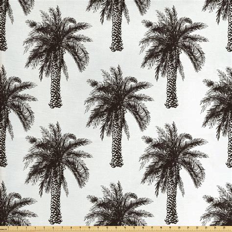 palm tree fabric   yard fully grown coconut banana trees