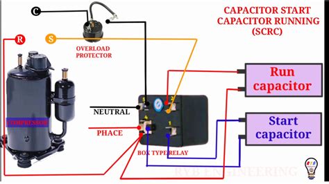 box type relay connection  hindi voltage relay capacitor running  starting connection