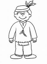 Native Boy American Coloring Sheet Printable Drawing Followers Paintingvalley sketch template