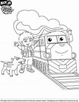 Go Diego Coloring Pages Printable Color Coloringlibrary Library Popular Cartoon sketch template