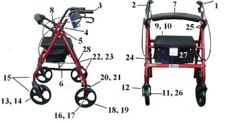 rollators tagged rollator replacement parts home health superstore