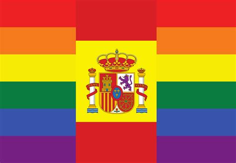 Bandera De España Gay Banderas Y Soportes