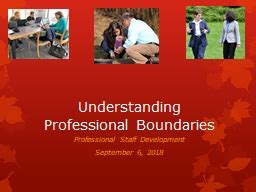 understanding professional boundaries powerpoint