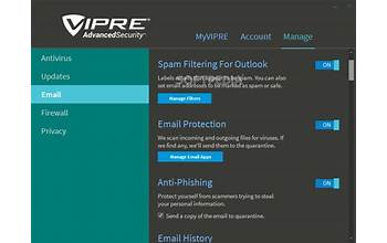 VIPRE Advanced Security screenshot #1