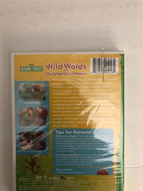 sesame street wild words  outdoor adventures dvd  brand  usa  ebay