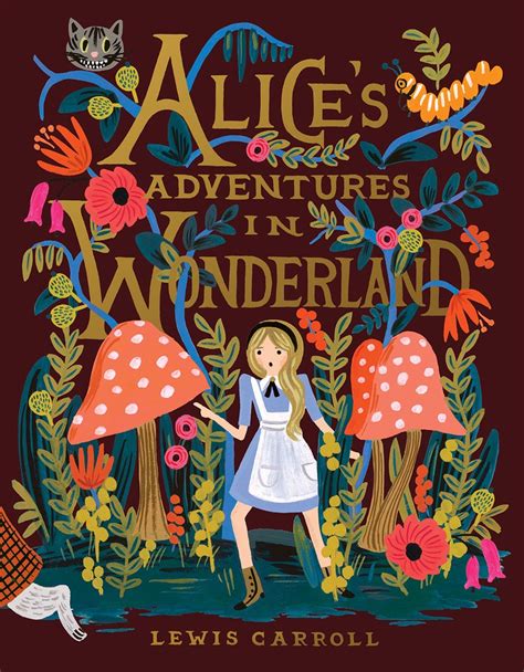 see new illustrations of alice in wonderland by rifle paper co