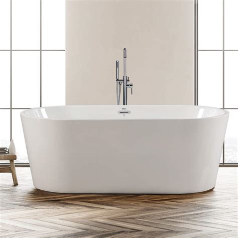 ferdy shangri la    acrylic freestanding bathtub classic oval shape freestanding soaking