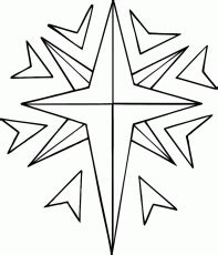 christmas star coloring page  images star coloring pages