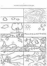 Scheppingsverhaal Bibel Grundschule Kinderbibel Story Geschichten Bibelgeschichten Religionsunterricht Religion Schöpfung Kinderkirche Bijbel Schepping Religiöse Erziehung Kinderarbeit Schulideen Bijbelknutselwerk Knutselen Besuchen sketch template