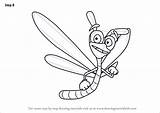 Sparx Spyro Dragonfly Drawingtutorials101 sketch template