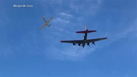 dallas air show crash  killed  vintage plane collision texas