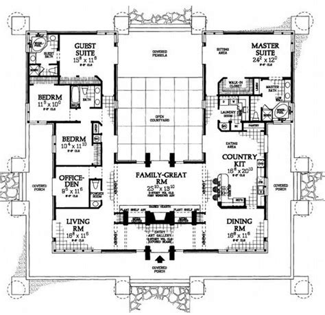 floor plan released  homeplanscom shows  secluded master suite offers privacy