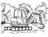 Coloring Digger Pages Tractor Cartoon Folk Printables Horse Character Drawings Tips Drawing sketch template