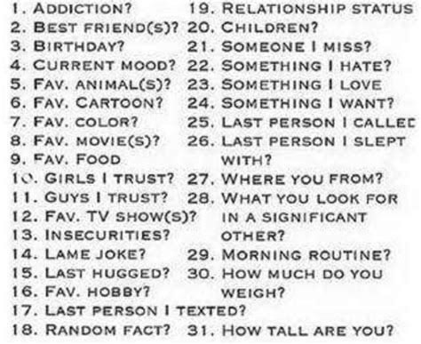 Get To Know Me This Or That Questions Who Knows Me