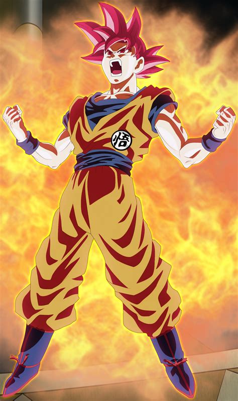 Goku Super Saiyan God Tournament Of Power By Murillo0512