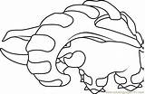 Donphan Pokémon Coloringpages101 sketch template