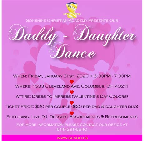 Instagram Daddy Daughter Dance Sonshine Christian Academy
