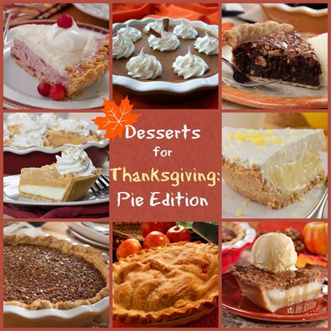 10 desserts for thanksgiving pie edition