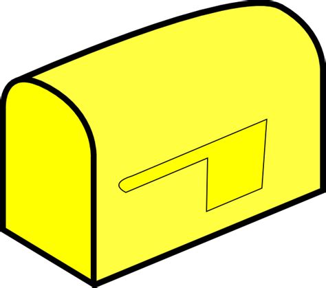 Yellow Mailbox Clip Art At Vector Clip Art