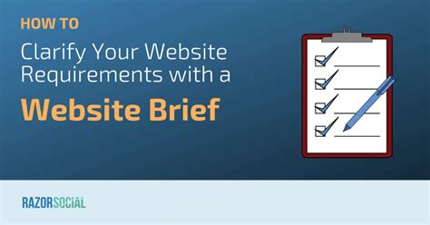 clarify  website requirements   website