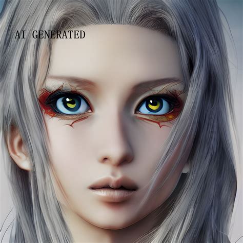 Ai Generated Photorealistic Portrait Of Dragon Girl Etsy