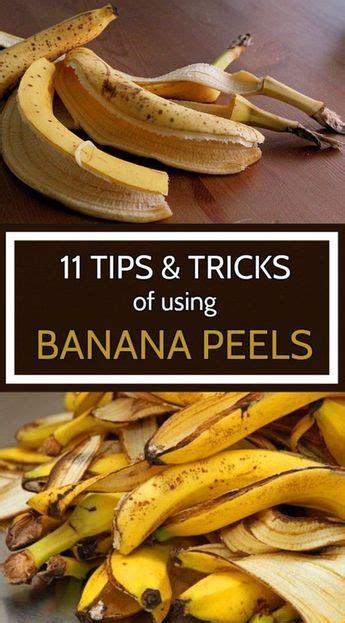11 Tips And Tricks Of Using Banana Peels Banana Peel Banana Peel