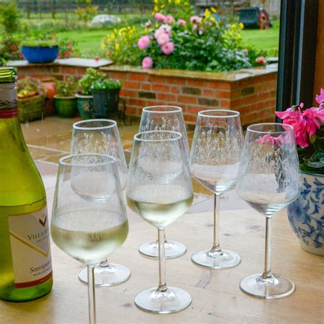 Meadow Wine Glasses Set Of Six By Emma Britton Decorative