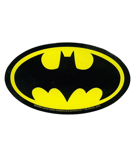 batman logo sticker liquid blue