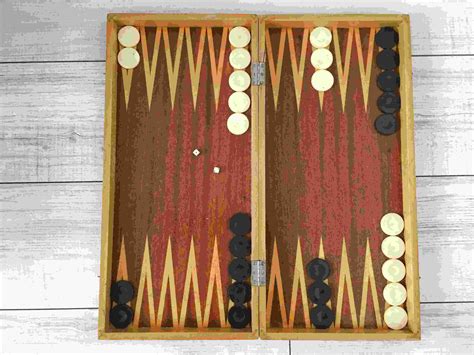 vintage backgammon set  sale  ads   vintage backgammon sets