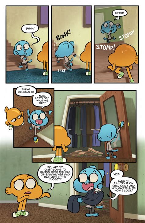 exclusive preview the amazing world of gumball 6 13th dimension