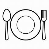 Crockery Dinnerware Utensil Dishware Cutlery sketch template