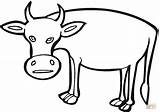 Cow Coloring Pages Funny Outline Printable Template Cliparts Clipart Vaca Dibujo Color Caricatura Cartoon Online Own Book Make Super Supercoloring sketch template