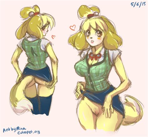 daily sketch isabelle by minacream hentai foundry