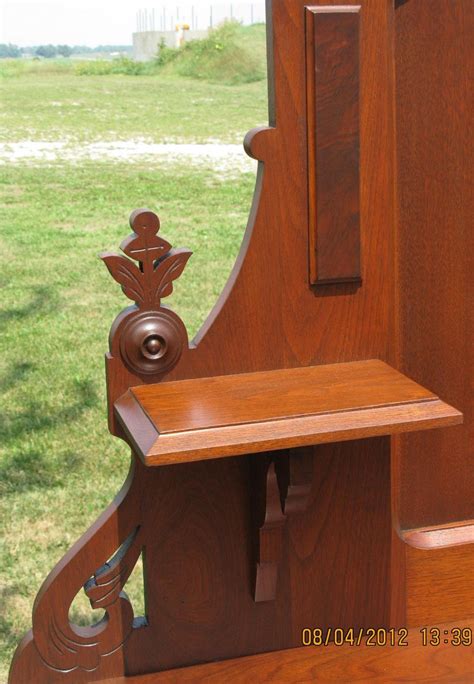 antique jacques and hay victorian walnut buffet sideboard