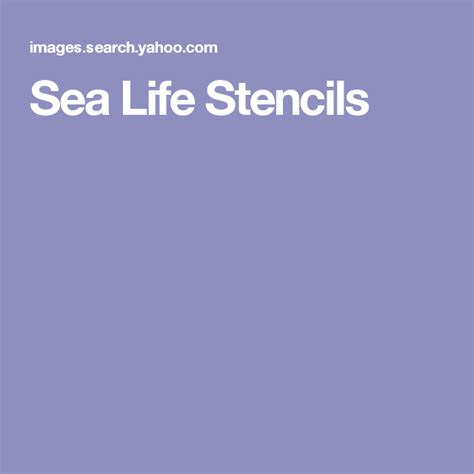 sea life stencils sea life  printables stencils art art