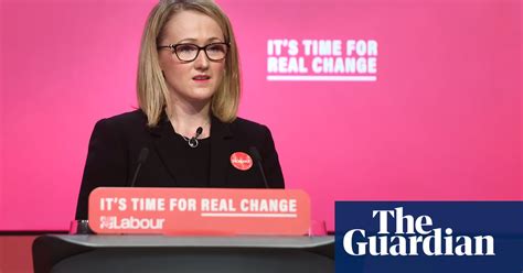 Rebecca Long Bailey’s Leadership Pitch Is Far From Perfect Letters