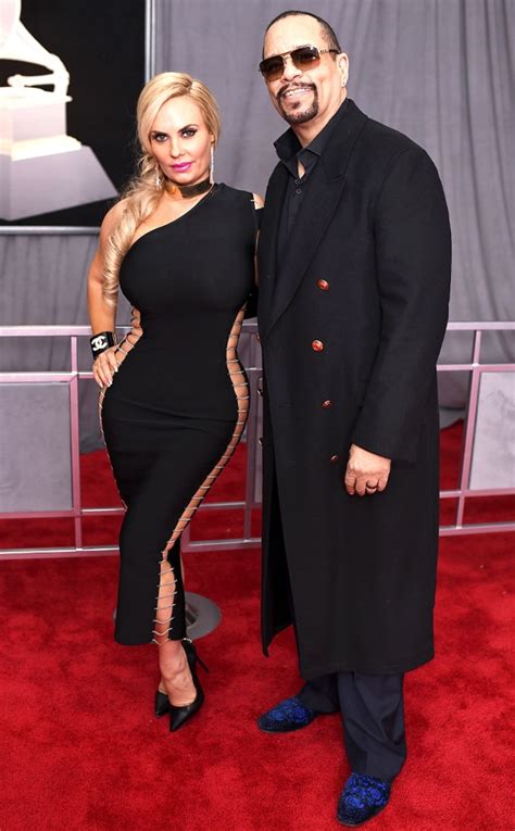 coco austin and ice t from celebrity couples at the 2018 grammys e news