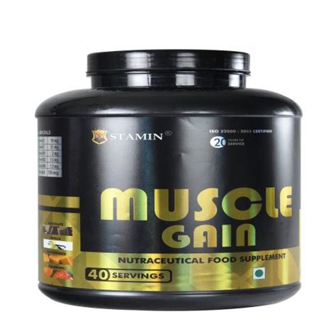muscle gain  stamin millennium nutraceuticals pvt  muscle gain food supplement id