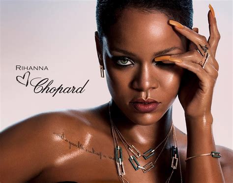 rihanna is collaborating with luxury jeweler chopard so now you can shine bright like a diamond