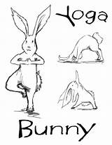 Yoga Coloring Pages Kids Colouring Bunny Poses Popular Getdrawings Choose Board Abc Coloringhome sketch template