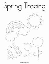 Tracing Spring Coloring Worksheets Preschool Twistynoodle Pages Kids Trace Worksheet Noodle Kindergarten Activities Drawing Twisty Writing sketch template