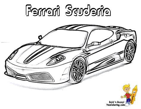 ferrari coloring pages coloring home