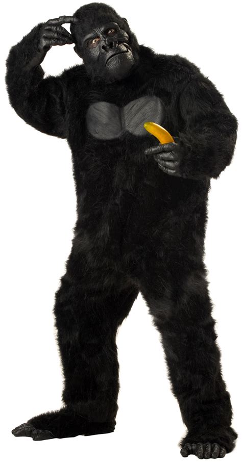 adult gorilla costume 01010 fancy dress ball